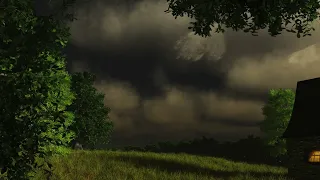 Calm Before the Storm Ambience New Version Distant Thunder Warm Balmy Windy 3 HOURS