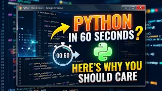 Python in 60 Seconds Here s Why You Should Care