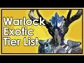 Destiny Forsaken The Best Worst Warlock Exotic Armor Datto s Tier List
