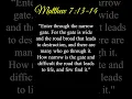 Lagu Daily Bible Verses #17 | Matthew 7:13-14 | Ave Christus Rex Regum | #bible #gospel #christian #jesus