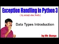 Python Coding 2024 - 19 Data Types Introduction