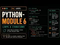 Python Loops Explained For Loop While Loop Break Continue Module 6 okpython