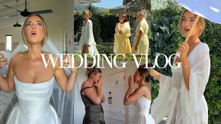 my wedding day vlog getting ready the emotions bridesmaids home video style