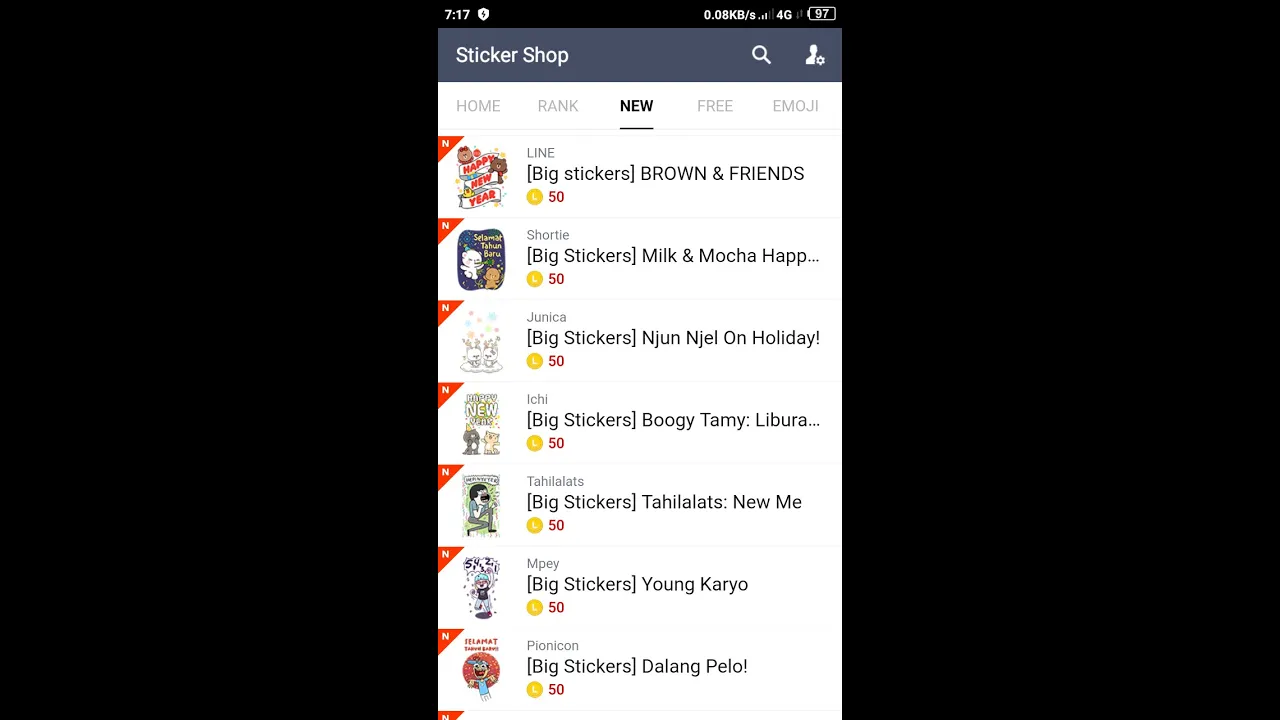 Tutorial Beli Sticker LINE dengan potong pulsa. 