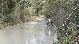 Daniel in first Shiro mud pit on 690 Enduro
