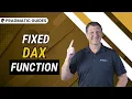 Power BI FIXED DAX Function Tutorial