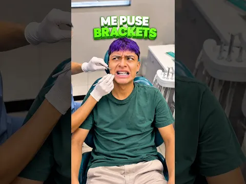 Me puse brackets por primera vez😱🦷 # #lifehacks #diy #viral