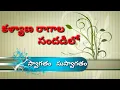 కళ్యాణ రాగాల సందడిలో | kalyana ragala sandadilo | christian marriage song