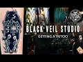 Black Veil Studio Getting a Tattoo with the Twins of Salem Witch City