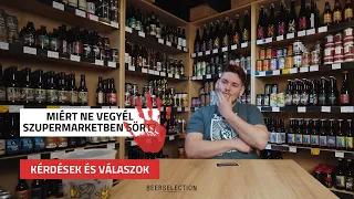 Miért ne vegyél szupermarketben sört?