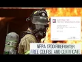 NFPA Firefighter Free Certificate