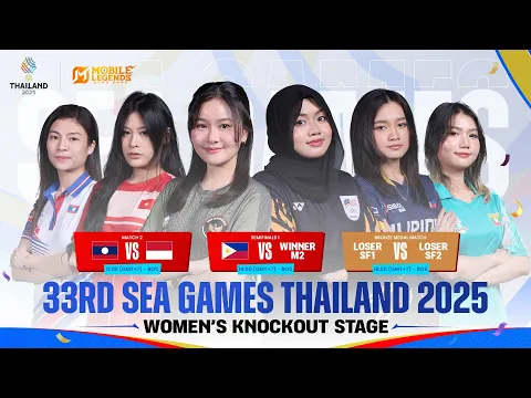 Video Thumbnail: SEA Games 33 Thailand | Women's MLBB Knockout Stage | Bahasa Indonesia