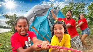Una TORMENTA DESTROZÓ nuestro campamento 🌪️⛺️😭