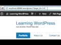 WordPress Tutorial page templates Theme development - part 5