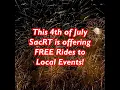 FREE Rides to Local Sac 4th of July Events