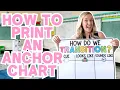 Transform Regular Paper into Classroom-Size Anchor Charts