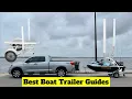 Best Boat Trailer Guides for Boats PWCs or Jet Ski Galvanized Steel Trailer Guides with PVC Pipes