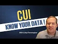 Controlled Unclassified Information CUI - KNOW YOUR DATA