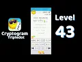 Cryptogram Tripledot Level 43 Answer SolutionGuruji