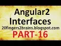 Angular 2 - Interfaces