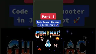 Code Space Shooter in Javascript in 1 minute