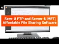 Serv-U FTP and Serv-U MFT Affordable File Sharing Software