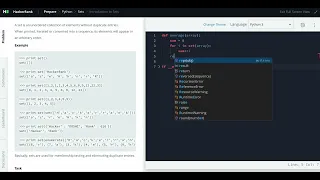 Hackerrank Python Solution Sets - Python Introduction to Sets