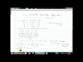 Extended Euclidean Algorithm