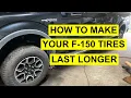 Ford F-150 F150 Proper Tire Rotation Pattern - Make Them Last Longer
