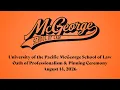McGeorge School of Law 2026 Oath of Professionalism Pinning Ceremony