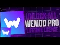 WeMod Pro Crack Unlock All Game Trainers No Time Limit Unlimited Acces Free Download 2026