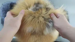 QueenLine Natural 100 Real Fox Fur Hats
