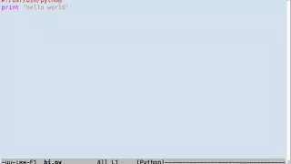 Running python code in a shell also how to run scripts without calling python