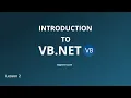 VB NET Basics for Beginners Syntax Variables Data Types WinForms Lesson 2