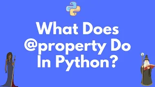 What does property do in a Python class