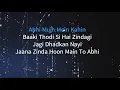 Download Lagu Abhi Mujh Mein Kahin Karaoke with Lyrics | Sonu Nigam | Full Song