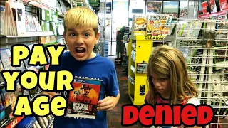Kid Temper Tantrum Mad At Gamestop For Denying Pay Your Age Original