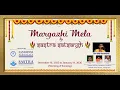 Lagu SASTRA SATSANGH Margazhi Mela Vocal by Shri Sikkil Gurucharan - 02/01/2026