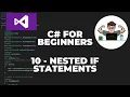 C Tutorial for Beginners 10 Nested If Statements