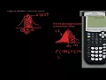 Probability lesson 12 - Find Normal Distribution probabilities with a graphics calculator TI-84