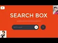 Awesome CSS Search Box Using Only HTML CSS