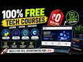 100 FREE Tech Courses with Certificate Python AI Web Development More NST Headstart