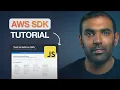 AWS SDK for JavaScript v3 Step-by-Step S3 Bucket Demo AWS Tutorial for Beginners