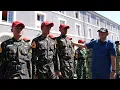 Download Lagu Menhan Sjafrie Sjamsoeddin, meninjau langsung kesiapan Kontingen Satgas Patriot II