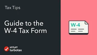 Guide to the W-4 Tax Form Employee s Withholding Certificate - TurboTax Tax Tip