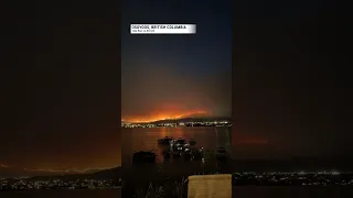 Wildfire Timelapse of US-Canada Eagle Bluff Fire AccuWeather