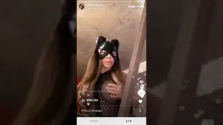 Madison Ivy IG Live 2018