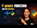 Lecture 4 Learn the print Function in 10 Minutes Python for Beginners