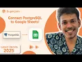 How to connect PostgreSQL to Google Sheets in one-click
