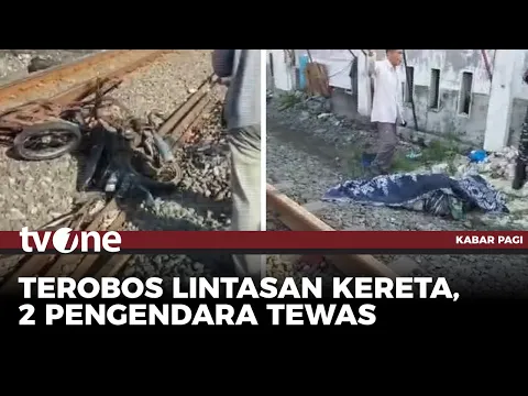 Terobos Palang, Dua Pengendara Motor Tewas usai Tersambar Kereta